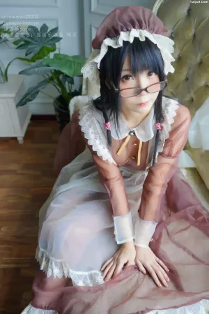 Coser美女_软妹摇摇乐yoyo_No.034 自撮り-VOL.08 透明女仆 [137P]