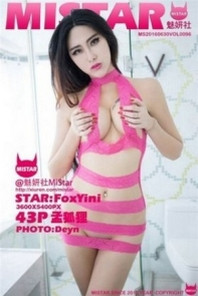[MiStar魅妍社]Vol.096_嫩模FoxYini孟狐狸私房情趣内衣系列迷人豪乳诱惑43P