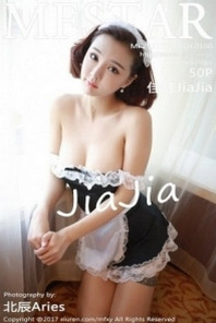 [MFStar模范学院]Vol.100_嫩模佳佳JiaJia居家性感女仆装半脱秀白嫩豪乳诱惑写真50P