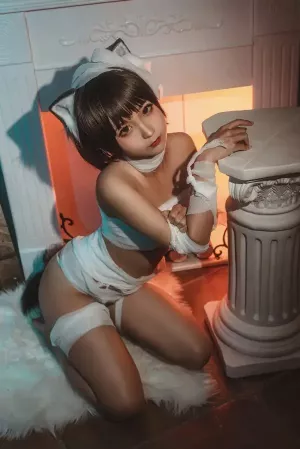 Coser美女蠢沫沫No.044 – 绷带猫 主题写真 [40P]