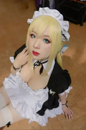 微胖系Coser美女皮皮奶-No.032 - 柏崎星奈女仆 主题写真 [35P]