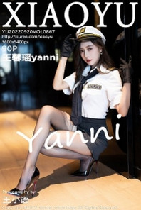 [XiaoYu画语界]Vol.867_女神王馨瑶yanni韩国女警官制服露蕾丝内衣配破烂黑丝诱惑写真90P