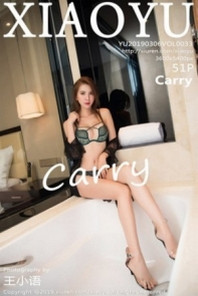[XiaoYu画语界]Vol.033_气质女神Carry私房红色低胸连身裙+性感内衣爆乳诱惑写真51P
