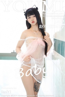 [YouMi尤蜜荟]Vol.1041_模特赵可欣baby白色轻透薄纱服饰配情趣内衣秀惹火身材诱惑写真54P