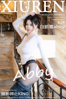 [XiuRen秀人网]No.8618_模特白茹雪性感白T恤配牛仔长裤露超薄黑丝秀丰腴身材诱惑写真82P