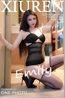[XiuRen秀人网]No.8796_模特Emily尹菲浴室场景性感黑色情趣内衣配黑丝袜极致诱惑写真84P