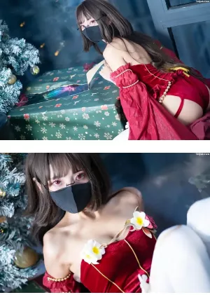 二次元博主职业奶妈三水子 NO.007 圣诞礼物 主题写真 [20P]