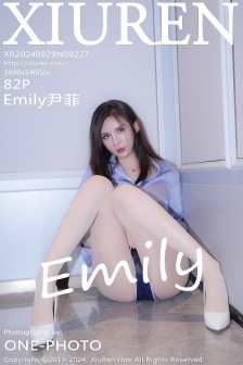 [XiuRen秀人网]No.9227_模特Emily尹菲性感蓝白制服配开档白丝秀翘臀美腿完美诱惑写真82P
