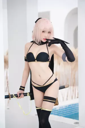 国产动漫博主瓜希酱-No.017 – 总司 水着 主题写真 [24P]