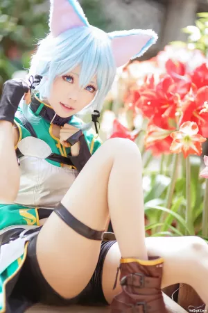 Coser妹子_ElyEE子_No.013 刀剑诗乃 主题写真 [42P]
