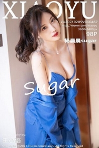 [XiaoYu画语界]Vol.467_女神杨晨晨sugar私房旅拍蓝色西装下丝质吊带配蕾丝内裤诱惑写真98P
