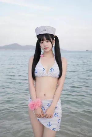 AIG美女_No.323_柚柚sasa沙滩比基尼 主题写真 [78P]