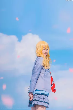 动漫博主桜桃喵No.067 - 《四月》 主题写真 [10P]