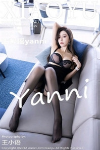 [XiaoYu画语界]Vol.843_女神王馨瑶yanniOL装扮半脱露黑色蕾丝内衣秀完美身材诱惑写真80P