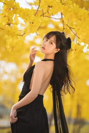 人气Coser美女萌芽儿o0-No.026 秋有银杏 – 春有黄风铃 主题写真 [24P]