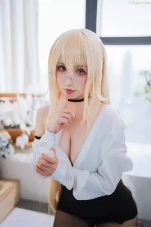 Coser美女rioko凉凉子 NO.112 办公室的意外 主题写真 [35P]