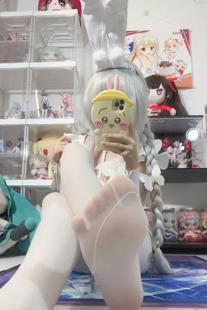 Coser美女白栎Shirly NO.003 碧蓝航线  恶毒白兔 主题写真 [66P]
