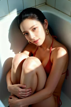 AIG美女_No.051_米妹_红色比基尼性感身材 主题写真 [70P]