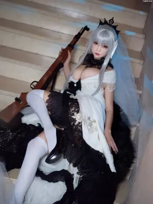 二次元博主爱老师_PhD-No.038 - 少女前线 Kar98k 主题写真 [17P]