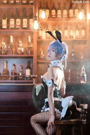 Coser美女水淼aqua NO.021 蕾姆 兔女郎 主题写真 [16P]