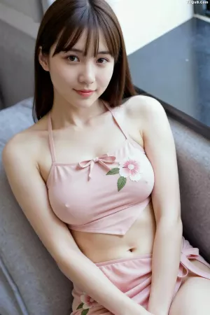 AIG美女_No.180_婉婉_粉色肚兜套装 主题写真 [63P]