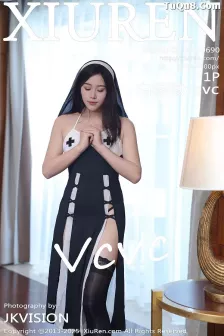 [XiuRen秀人网] 2025.08.26 No.10690 白薇薇vcvc 黑白修女 [71P]