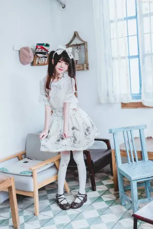 动漫博主桜桃喵No.105 - 雨中的猫 主题写真 [9P]