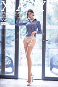 [XiaoYu画语界]Vol.490_嫩模娜比眼镜OL秘书制服露性感内衣蕾丝吊袜完美诱惑写真65P