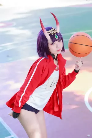 动漫博主G44不会受伤 NO.029 酒吞体操服 主题写真 [18P]