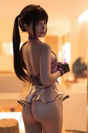 Coser美女蠢沫沫No.252 – 透明泳裙 主题写真 [16P]