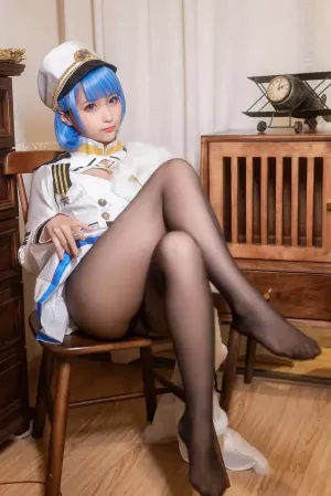 Coser美女蠢沫沫No.086 – 恰巴耶夫原皮 主题写真 [40P]