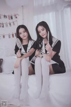 SSA丝社写真 NO.028 青青姐妹 姐妹花的JK情 主题写真 [85P]
