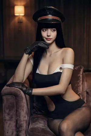 AIG美女_No.300_九歌lina_欧美范黑丝 主题写真 [80P]