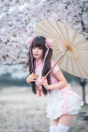 [YITUYU艺图语]No.20260540_03.25 中华娘樱花人像 小奶糕Milky [12P]