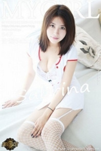 [MyGirl美媛馆]Vol.233_嫩模许诺Sabrina居家私房护士装白色丝袜性感美腿写真64P