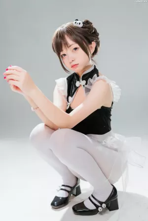 Coser小姐姐_花铃_No.009 – 小熊猫女仆 主题写真 [85P]