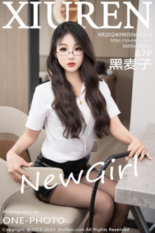 [XiuRen秀人网]No.9113_新人模特黑麦子性感白色制服配开档黑丝秀柔美身姿撩人诱惑写真67P