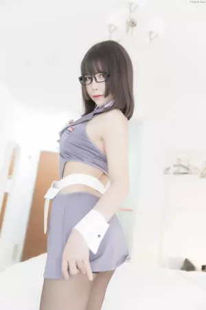 Coser美女抱走莫子aa-No.005 - 《黑丝》 主题写真 [45P]