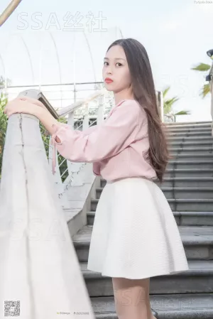 SSA丝社写真 NO.052 西西 街拍小白裙 主题写真 [104P]
