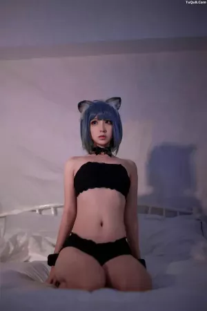 Coser美女疯猫ss No.035 - 《黑猫》 主题写真 [28P]