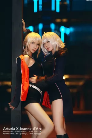 Coser美女BANBANKO半半子No.003 – Full set Upscaled  - 半半子&索索 [9P]