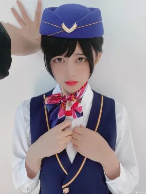 Coser美女_眼酱大魔王w_No.049 – 空姐肉丝 主题写真 [28P]