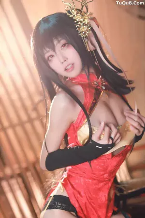 Coser美女水淼aqua NO.029 大凤新春旗袍 主题写真 [40P]