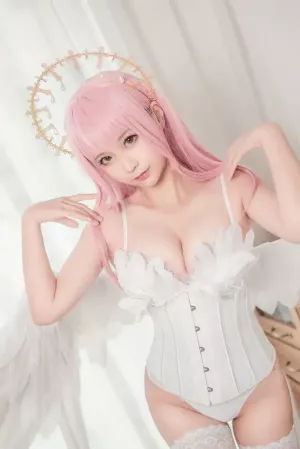Coser美女蠢沫沫No.161 – 沫沫真爱版 光天使 主题写真 [45P]