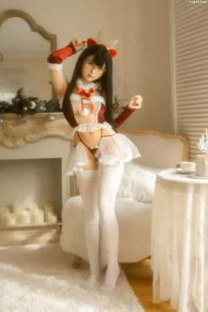 知名Coser美女_幼水铃衣_No.011 – 圣诞小鹿 主题写真 [80P]