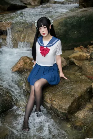 萌系小姐姐_白烨烨_No.019 – 湿身JK 水下版 主题写真 [98P]