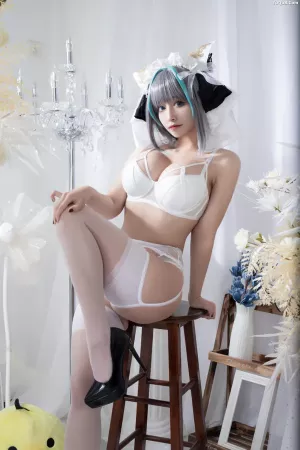 Coser美女洛璃LoLiSAMA.089 - 碧蓝航线 柴郡 同人内衣 [66P]