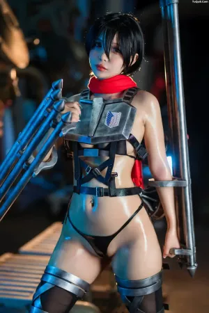 越南Coser美女UmekoJ-No.089 – cosplay Mikasa Final Season Attack on Titan [135P]