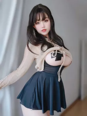 Coser美女_女主K_No.042 初秋穿搭 主题写真 [113P]