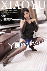 [XiaoYu画语界]Vol.881_模特小蛮妖Yummy杭州旅拍黑色连衣裙露蓝色蕾丝内衣诱惑写真88P
